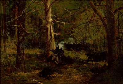 Skirmish in the Wilderness by Winslow Homer